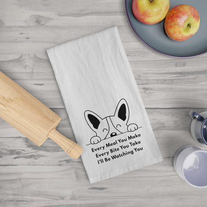 Corgi Hand Towel I'll Be Watching