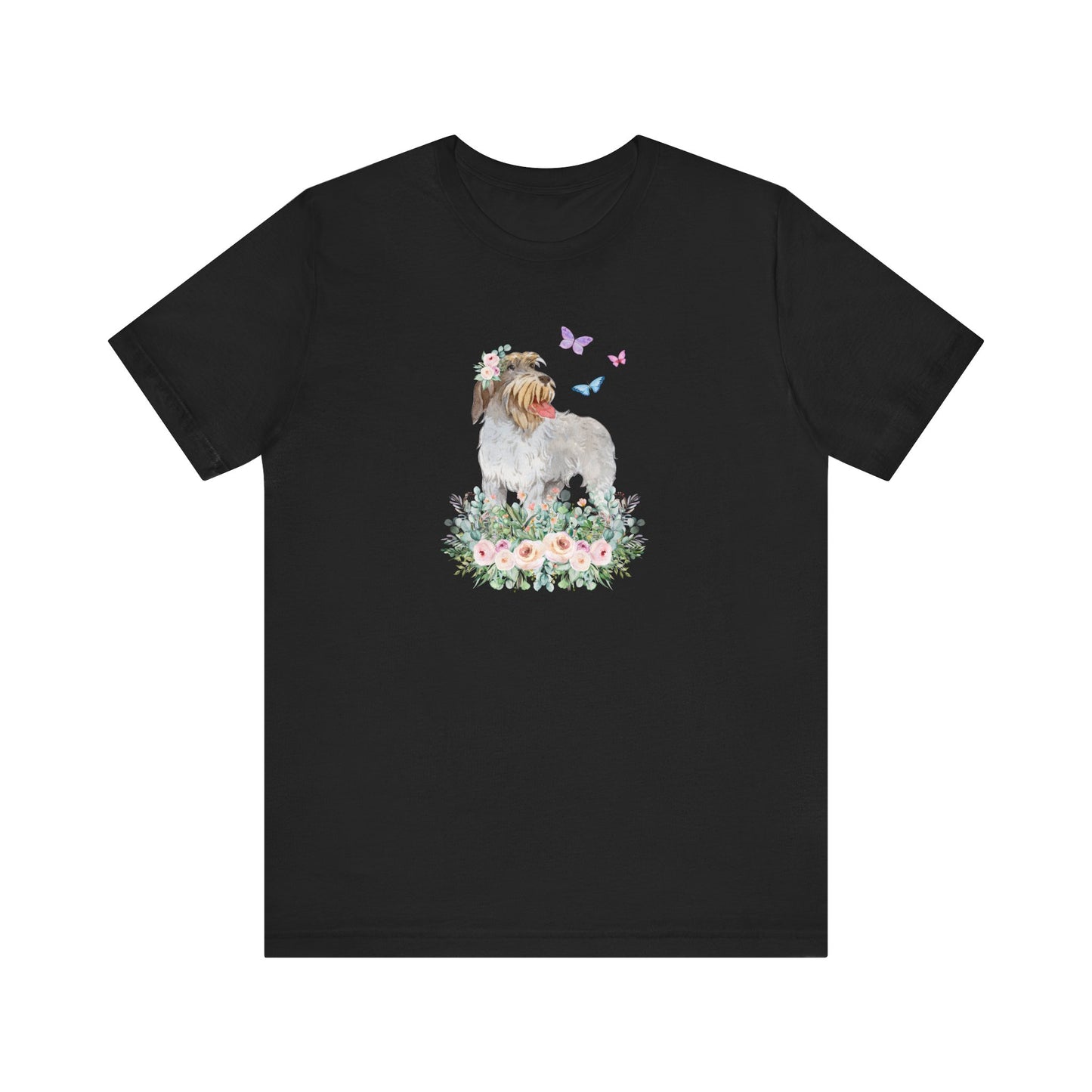 Griffon T-shirt Flowers & Butterflies