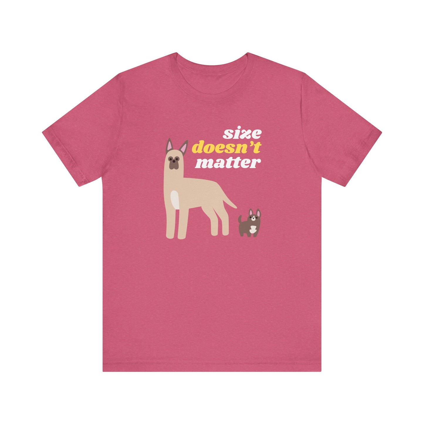 Dog T-shirt Size Doesn't Matter