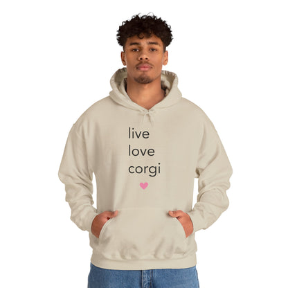 Corgi Hoodie Live Love