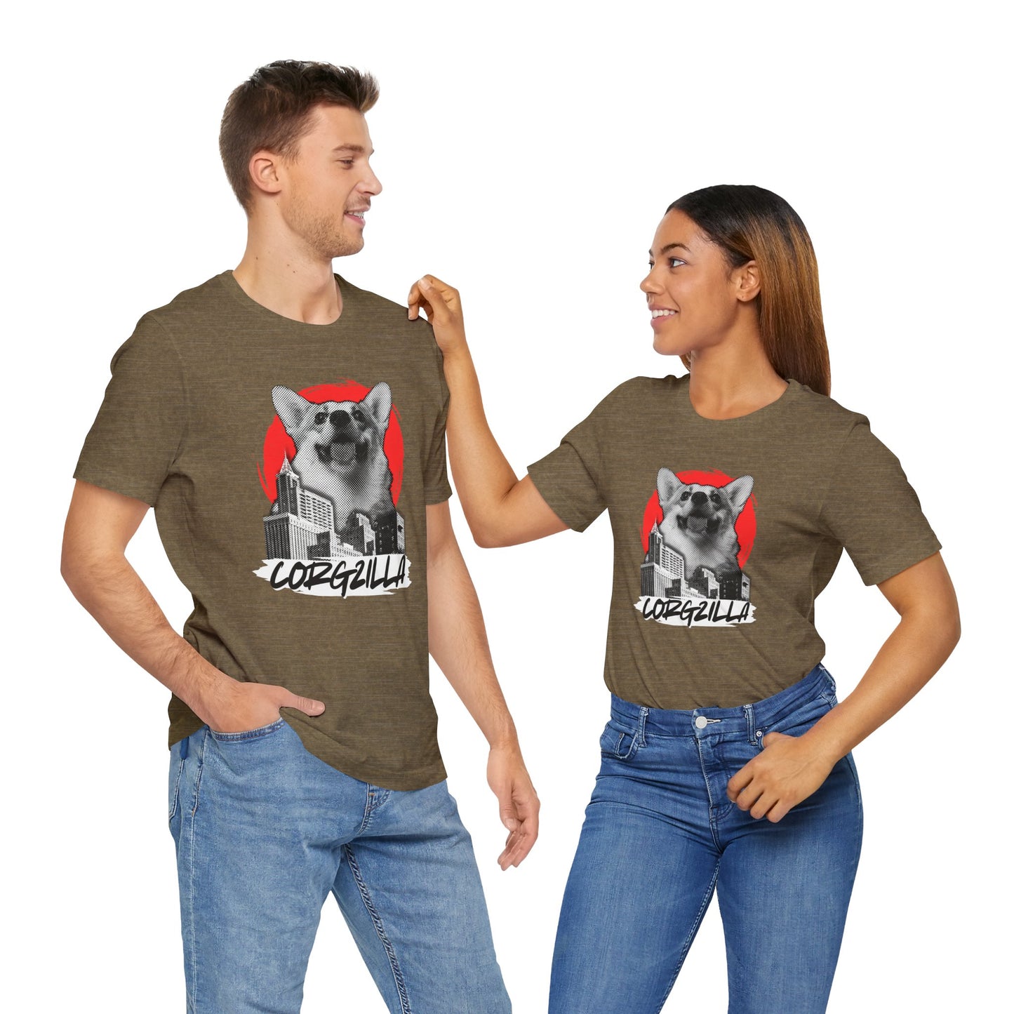 Corgi T-shirt Corgzilla