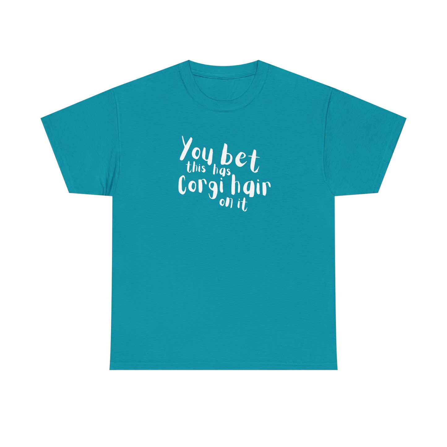 Corgi T-shirt Has Hair On It