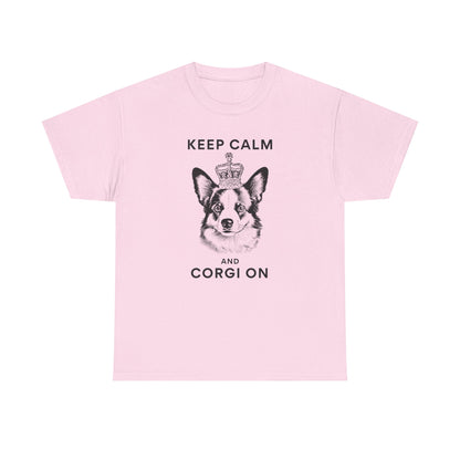 Corgi T-shirt Keep Calm London
