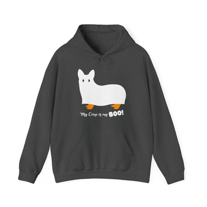Corgi Hoodie Halloween BOO
