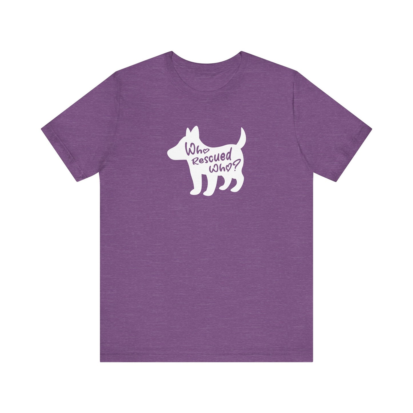 T-shirt Who Rescued Who?