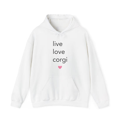 Corgi Hoodie Live Love