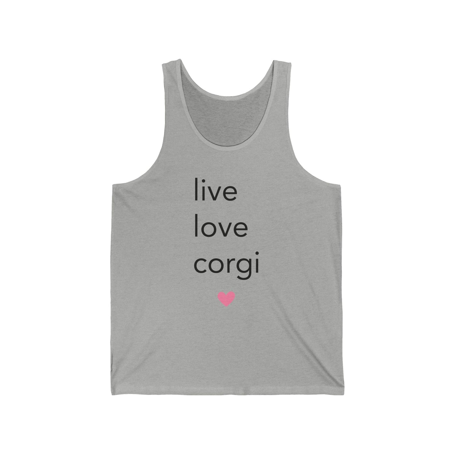 Corgi Tank Top Live Love