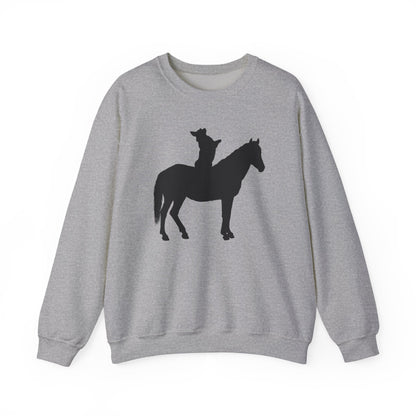 Corgi Sweatshirt Horse
