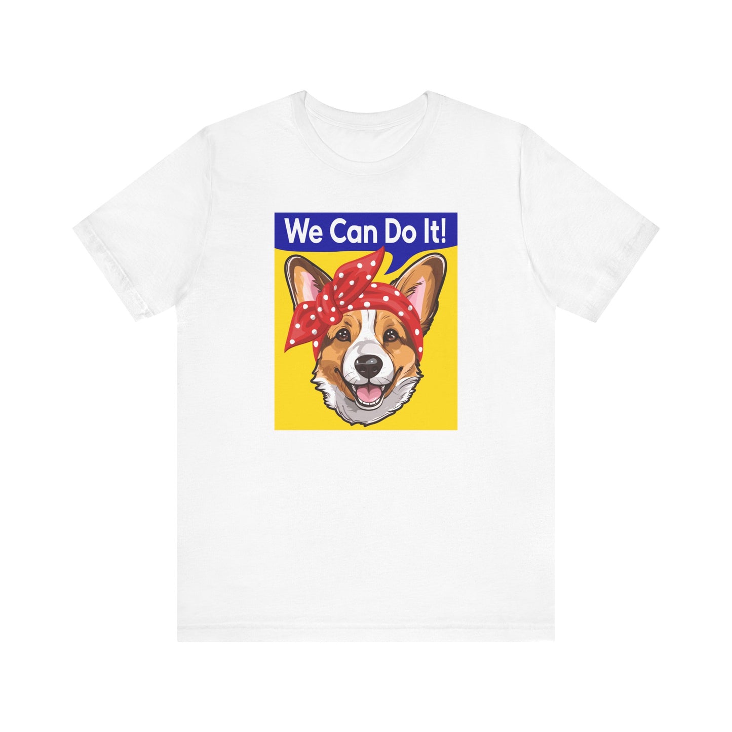Corgi T-shirt Rosie the Riveter