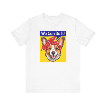 Corgi T-shirt Rosie the Riveter
