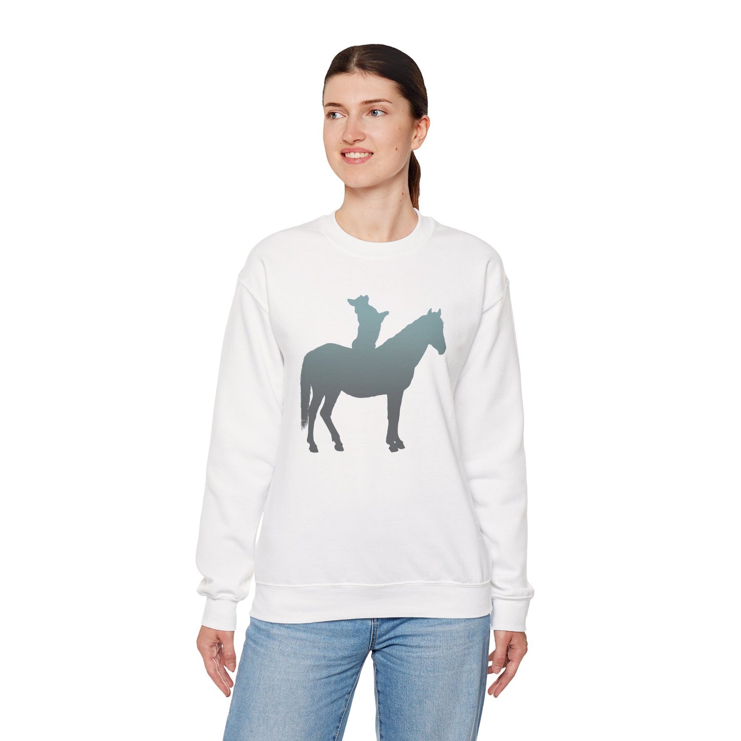 Corgi Sweatshirt Horse