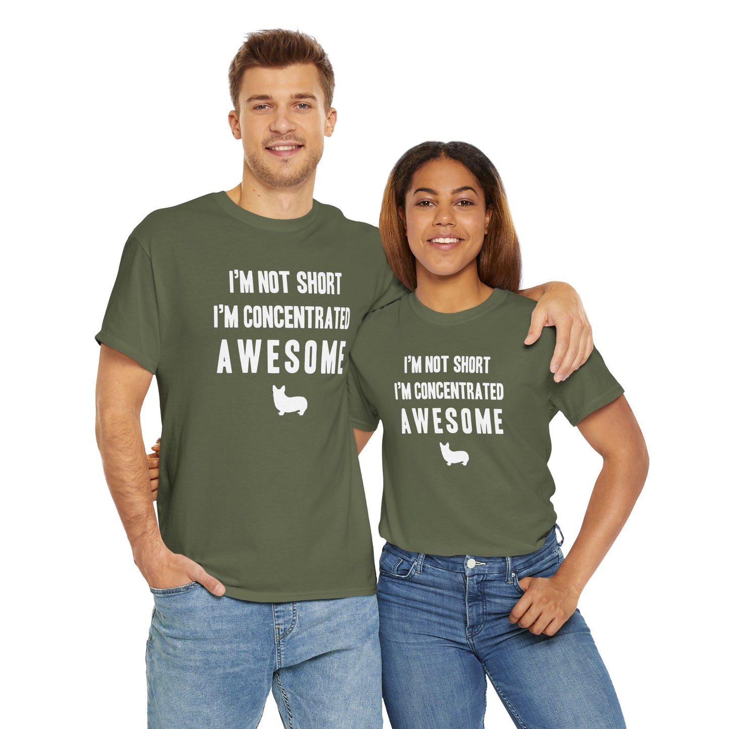 Corgi T-shirt Concentrated Awesome