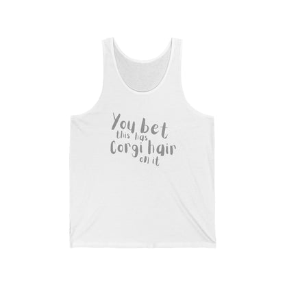 Corgi Tank Top Has Hair On It