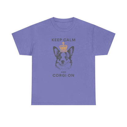 Corgi T-shirt Keep Calm London