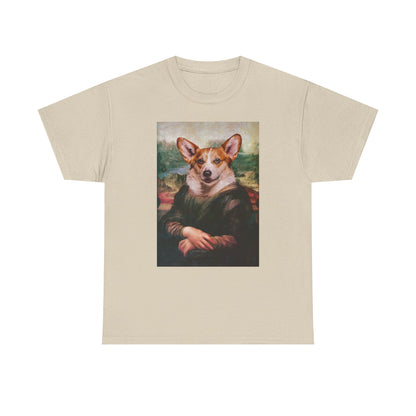 Corgi T-shirt - Mona Lisa