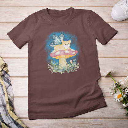 Corgi T-shirt Mushroom Fairy