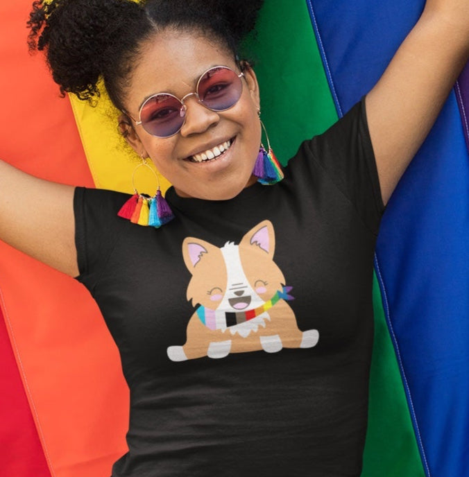 Corgi T-shirt LGBT Pride