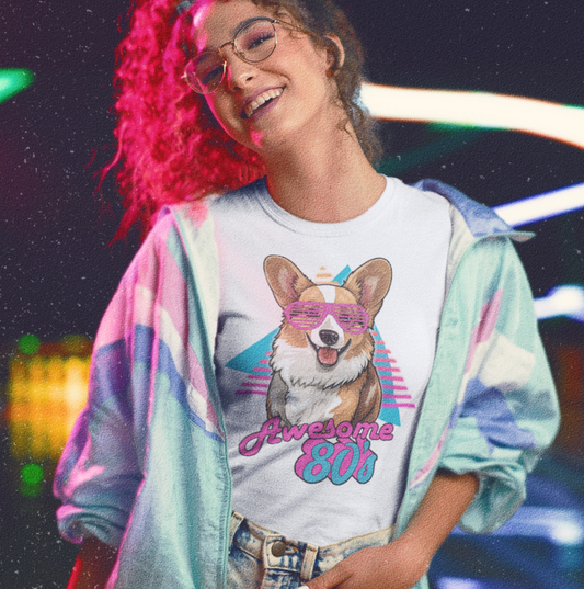 Corgi T-shirt PAW-some