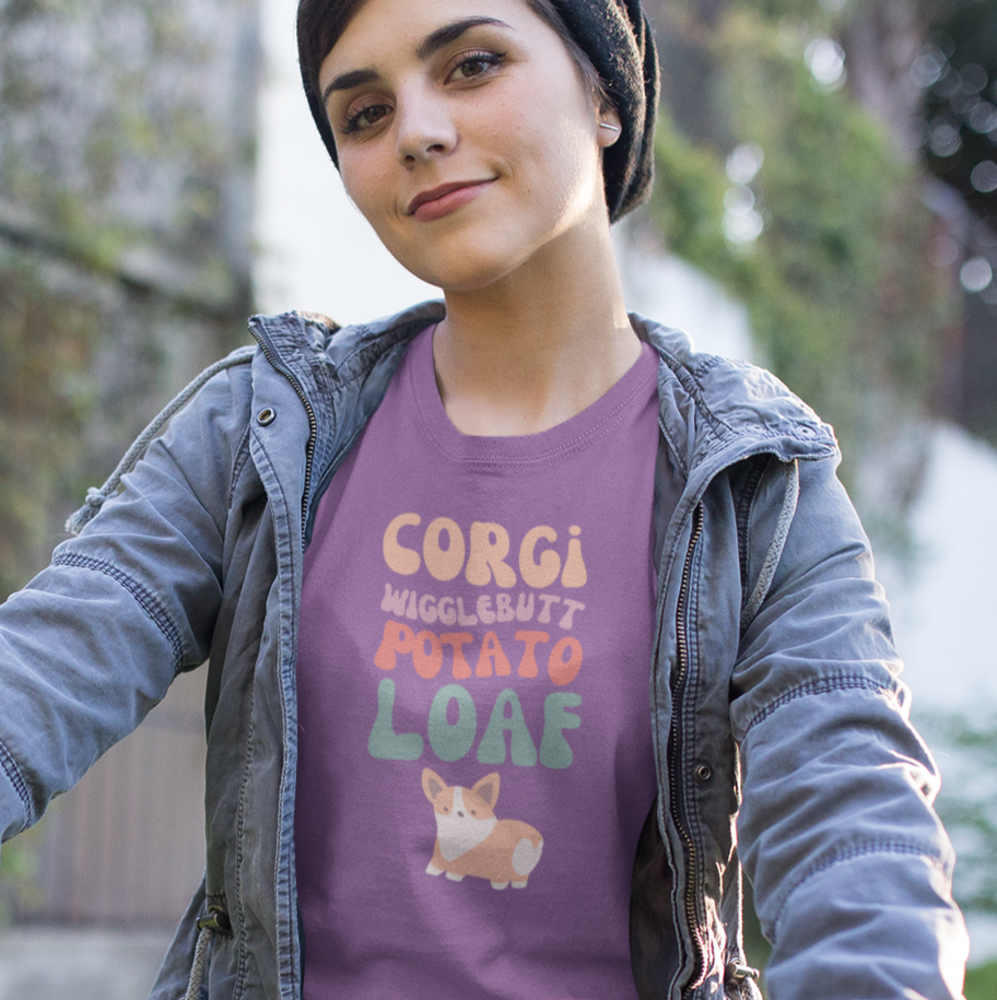 Corgi T-shirt Wigglebutt Potato Loaf