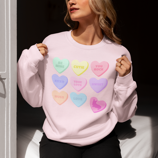 Corgi Sweatshirt Valentine's Candy