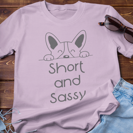 Corgi T-shirt Short & Sassy