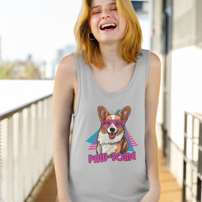 Corgi Tank Top PAW-some